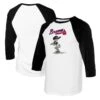 Women's Atlanta Braves Tiny Turnip White/Black Slugger 3/4-Sleeve Raglan T-Shirt 1 Women's Atlanta Braves Tiny Turnip White/Black Slugger 3/4-Sleeve Raglan T-Shirt -Baseball Peripherals Store 4 sleeve raglan t shirt pi4750000 altimages ff 4750677 2f9295839b19f17c1c17alt1 full