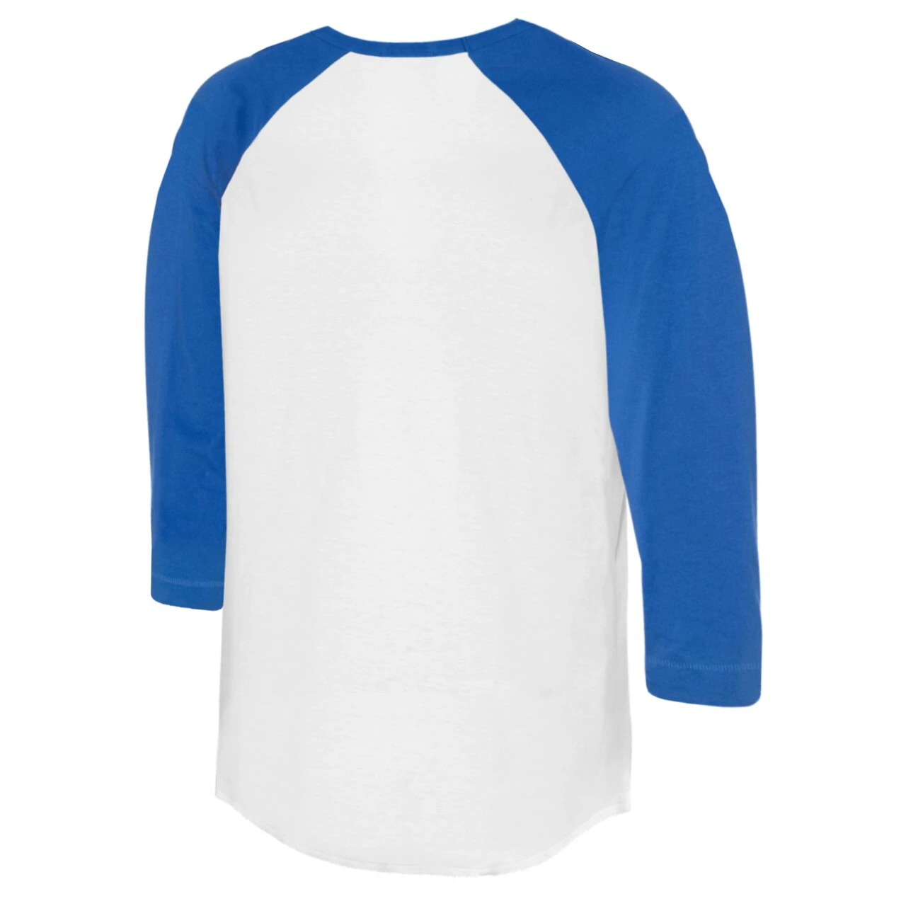 Women's Toronto Blue Jays Tiny Turnip White/Royal Baseball Pow 3/4-Sleeve Raglan T-Shirt 5 Women's Toronto Blue Jays Tiny Turnip White/Royal Baseball Pow 3/4-Sleeve Raglan T-Shirt - Image 3
