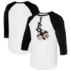 Women's Baltimore Orioles Tiny Turnip White/Black Baseball Tie 3/4-Sleeve Raglan T-Shirt 2 Women's Baltimore Orioles Tiny Turnip White/Black Baseball Tie 3/4-Sleeve Raglan T-Shirt -Baseball Peripherals Store 4 sleeve raglan t shirt ss5 p 5301468pv 1u mtmlitzcintjct4sna7qv lynyhmutko8nk5c2kpni