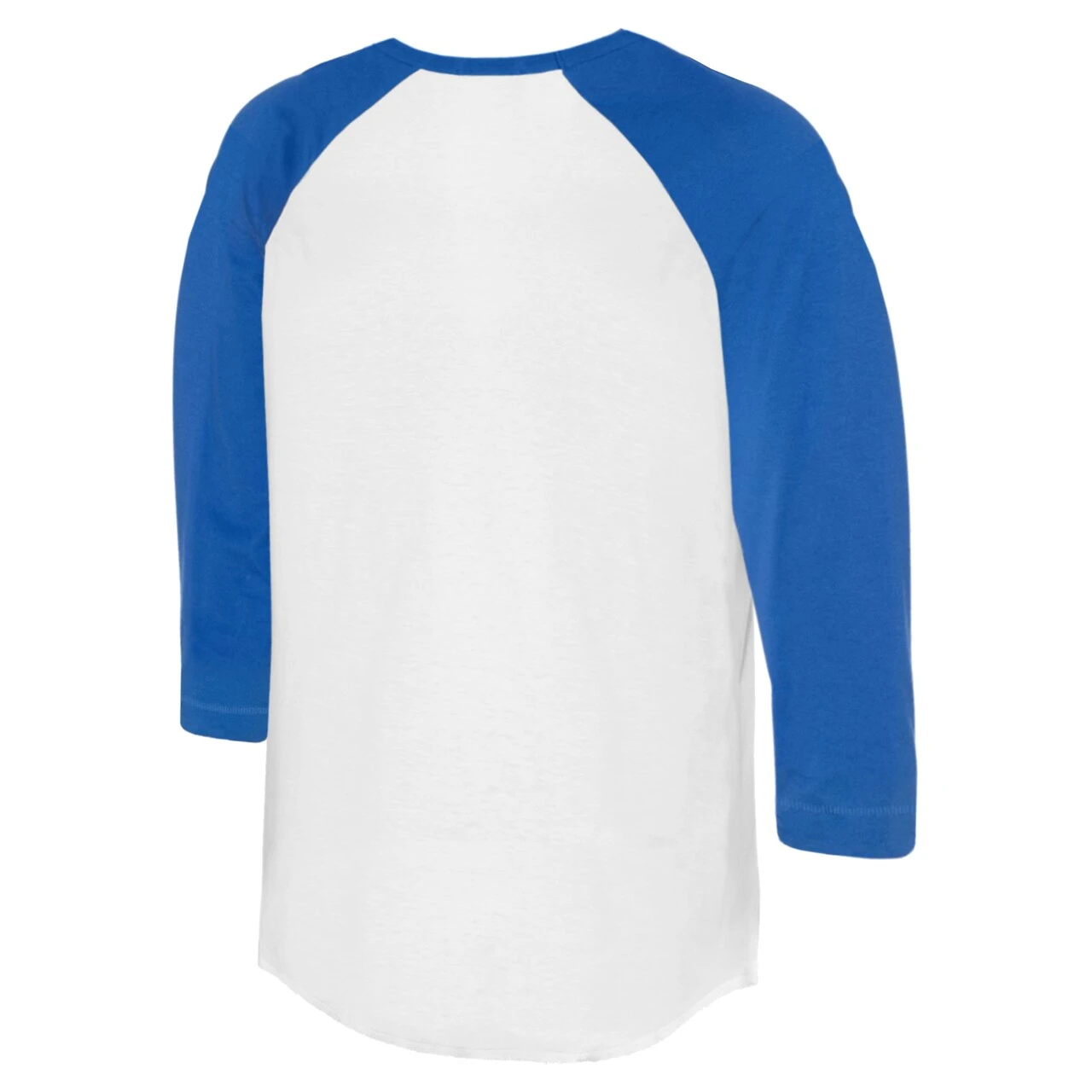 Women's Los Angeles Dodgers Tiny Turnip White/Royal Popcorn 3/4-Sleeve Raglan T-Shirt 5 Women's Los Angeles Dodgers Tiny Turnip White/Royal Popcorn 3/4-Sleeve Raglan T-Shirt - Image 3