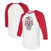 Women's Philadelphia Phillies Tiny Turnip White/Red Sugar Skull 3/4-Sleeve Raglan T-Shirt -Baseball Peripherals Store 4 sleeve raglan t shirt ss5 p 5302966pv 1u ngtnf1qz33fuiri0rkxuv thgyeock5h0ladbqlnjh