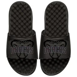 Arizona Diamondbacks ISlide MLB Tonal Pop Slide Sandals - Black