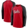 Men's Cincinnati Reds Nike Red/Black Authentic Collection Pregame Performance Raglan Pullover Sweatshirt -Baseball Peripherals Store black cincinnati reds authentic collection pregame performance raglan pullover sweatshirt pi3954000 altimages ff 3954935 92431dfe93b311fb20c0alt1 full