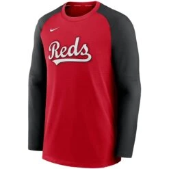 Men's Cincinnati Reds Nike Red/Black Authentic Collection Pregame Performance Raglan Pullover Sweatshirt 6 Men's Cincinnati Reds Nike Red/Black Authentic Collection Pregame Performance Raglan Pullover Sweatshirt -Baseball Peripherals Store black cincinnati reds authentic collection pregame performance raglan pullover sweatshirt pi3954000 altimages ff 3954935 92431dfe93b311fb20c0alt2 full