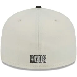 Men's Cincinnati Reds New Era Stone/Black Chrome 59FIFTY Fitted Hat -Baseball Peripherals Store black cincinnati reds chrome 59fifty fitted hat ss5 p 200013208pv 4u f9wzmxrwc4gr6jmahwfav cgxnqo74ndxomaxfb1so