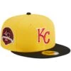 Men's Kansas City Royals New Era Yellow/Black Grilled 59FIFTY Fitted Hat 2 Men's Kansas City Royals New Era Yellow/Black Grilled 59FIFTY Fitted Hat -Baseball Peripherals Store black kansas city royals grilled 59fifty fitted hat ss5 p 200006671pv 1u mndvd8cgaxbraaotilvev d16orki3qv0dnkctamqg