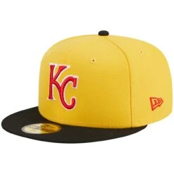 Men's Kansas City Royals New Era Yellow/Black Grilled 59FIFTY Fitted Hat 8 Men's Kansas City Royals New Era Yellow/Black Grilled 59FIFTY Fitted Hat -Baseball Peripherals Store black kansas city royals grilled 59fifty fitted hat ss5 p 200006671pv 3u mndvd8cgaxbraaotilvev g00og6ripnjdy7226xyd