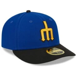 Men's Seattle Mariners New Era Royal/Black 2023 City Connect Low Profile 59FIFTY Fitted Hat -Baseball Peripherals Store black seattle mariners 2023 city connect low profile 59fifty fitted hat ss5 p 5044973pv 3u rrqs4b6p4pgdicnrn3nyv rmw2wq7j57ipcjdrw9wk