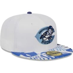 Men's Cincinnati Reds New Era White/Blue Flamingo 59FIFTY Fitted Hat -Baseball Peripherals Store blue cincinnati reds flamingo 59fifty fitted hat ss5 p 200016106pv 3u nqdnvu1w5pamwi4lm9mkv aryva8dxnnvdezouuey6