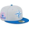 Men's Seattle Mariners New Era Gray/Blue Dolphin 59FIFTY Fitted Hat -Baseball Peripherals Store blue seattle mariners dolphin 59fifty fitted hat ss5 p 200000365pv 1u h0ybyteblvaxvik03yxtv 2dk2uuforqeowp3yref0