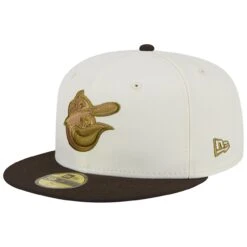 Men's Baltimore Orioles New Era White/Brown 1983 World Series 59FIFTY Fitted Hat -Baseball Peripherals Store brown baltimore orioles 1983 world series 59fifty fitted hat ss5 p 200006610pv 3u z4lvzglbkhhqsrfkh0pav 1jtvotuj2ujgb2adw0uo