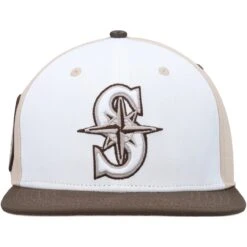 Men's Seattle Mariners Pro Standard White/Brown Chocolate Ice Cream Drip Snapback Hat -Baseball Peripherals Store brown seattle mariners chocolate ice cream drip snapback hat ss5 p 200006427pv 2u e5wjublxowdbdkk1dy6yv dfzsj7wqsiva0bgd28ec