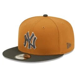 Men's New York Yankees New Era Bronze/Charcoal Color Pack Two-Tone 9FIFTY Snapback Hat