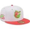 Men's Baltimore Orioles New Era White/Coral 1983 World Series Strawberry Lolli 59FIFTY Fitted Hat -Baseball Peripherals Store coral baltimore orioles 1983 world series strawberry lolli 59fifty fitted hat ss5 p 4770947pv 1u ejb6bu0imzkqhie7uy5hv mgu3cnhhwerxdwg5vdg9