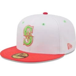Men's Seattle Mariners New Era White/Coral 25th Anniversary Strawberry Lolli 59FIFTY Fitted Hat -Baseball Peripherals Store coral seattle mariners 25th anniversary strawberry lolli 59fifty fitted hat ss5 p 4770944pv 3u 4ibcfkbeqlxzadrhw6qqv o8h72ihmquxuucoedwb5
