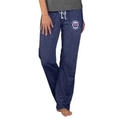 Detroit Tigers Concepts Sport Women's Cooperstown Quest Knit Pants - Navy