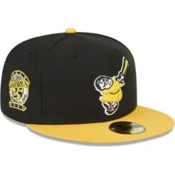 Men's San Diego Padres New Era Black/Gold 59FIFTY Fitted Hat