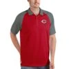 Men's Cincinnati Reds Antigua Red/Gray Nova Polo -Baseball Peripherals Store gray cincinnati reds nova polo pi4790000 ff 4790547 79c98e5f8c37961d686e full