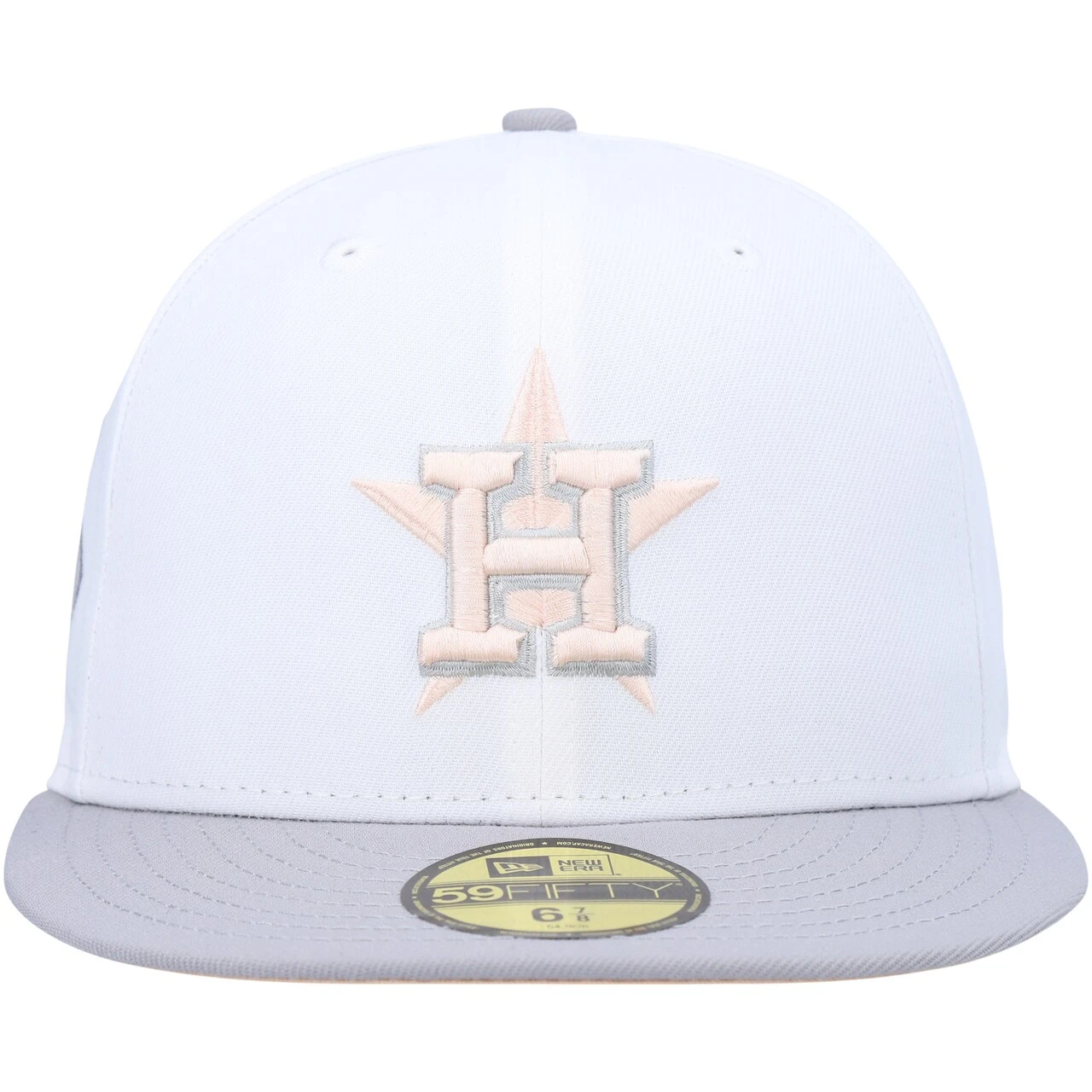 Men's Houston Astros New Era White/Gray 2011 World Series Side Patch Undervisor 59FIFTY Fitted Hat 4 Men's Houston Astros New Era White/Gray 2011 World Series Side Patch Undervisor 59FIFTY Fitted Hat - Image 2