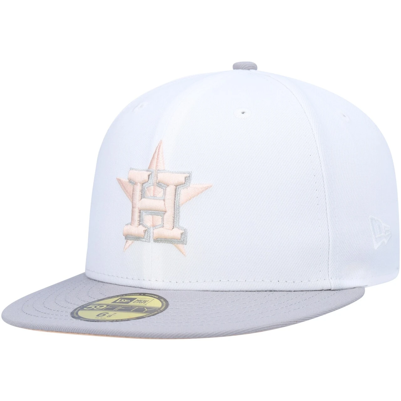Men's Houston Astros New Era White/Gray 2011 World Series Side Patch Undervisor 59FIFTY Fitted Hat 5 Men's Houston Astros New Era White/Gray 2011 World Series Side Patch Undervisor 59FIFTY Fitted Hat - Image 3