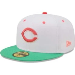 Men's Cincinnati Reds New Era White/Green Inaugural Season At Great American Ballpark Watermelon Lolli 59FIFTY Fitted Hat -Baseball Peripherals Store green cincinnati reds inaugural season at great american ballpark watermelon lolli 59fifty fitted hat ss5 p 4784148pv 3u 2cudgpejibplkny9iqnsv ugy9fslty0kp8zcsequv
