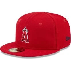 Infant Los Angeles Angels New Era Red My First 59FIFTY Fitted Hat
