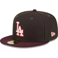 Men's Los Angeles Dodgers New Era Brown/Maroon Chocolate Strawberry 59FIFTY Fitted Hat -Baseball Peripherals Store maroon los angeles dodgers chocolate strawberry 59fifty fitted hat ss5 p 200000304pv 3u ojyajzoumjbc9oecffuvv zsgn96oln34iiwnp5jkz