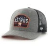 Men's Houston Astros '47 Charcoal Slate Trucker Snapback Hat