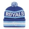 Men's Kansas City Royals '47 Royal Bering Cuffed Knit Hat With Pom -Baseball Peripherals Store mens 47 royal kansas city royals bering cuffed knit hat with pom pi4249000 altimages ff 4249434 638e465dda9596b5f8e3alt1 full