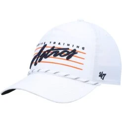 Men's Houston Astros '47 White Downburst Hitch Snapback Hat