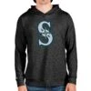 Men's Seattle Mariners Antigua Heathered Black Team Logo Absolute Pullover Hoodie -Baseball Peripherals Store mens antigua heathered black seattle mariners team logo absolute pullover hoodie pi4635000 ff 4635370 102e185fed58adbae374 full