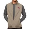 Men's Cincinnati Reds Antigua Oatmeal Course Full-Zip Vest -Baseball Peripherals Store mens antigua oatmeal cincinnati reds course full zip vest pi5005000 ff 5005136 5df05c9b37ee7f081892 full