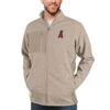 Men's Los Angeles Angels Antigua Oatmeal Course Full-Zip Jacket -Baseball Peripherals Store mens antigua oatmeal los angeles angels course full zip jacket pi5003000 ff 5003282 5e3b1080c96b471a74f3 full