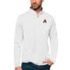 Men's Arizona Diamondbacks Antigua White Tribute Quarter-Zip Pullover Top -Baseball Peripherals Store mens antigua white arizona diamondbacks tribute quarter zip pullover top pi4787000 ff 4787597 9dff4e551a4cc283ed56 full