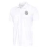 Men's San Diego Padres Antigua White Metallic Tribute Polo