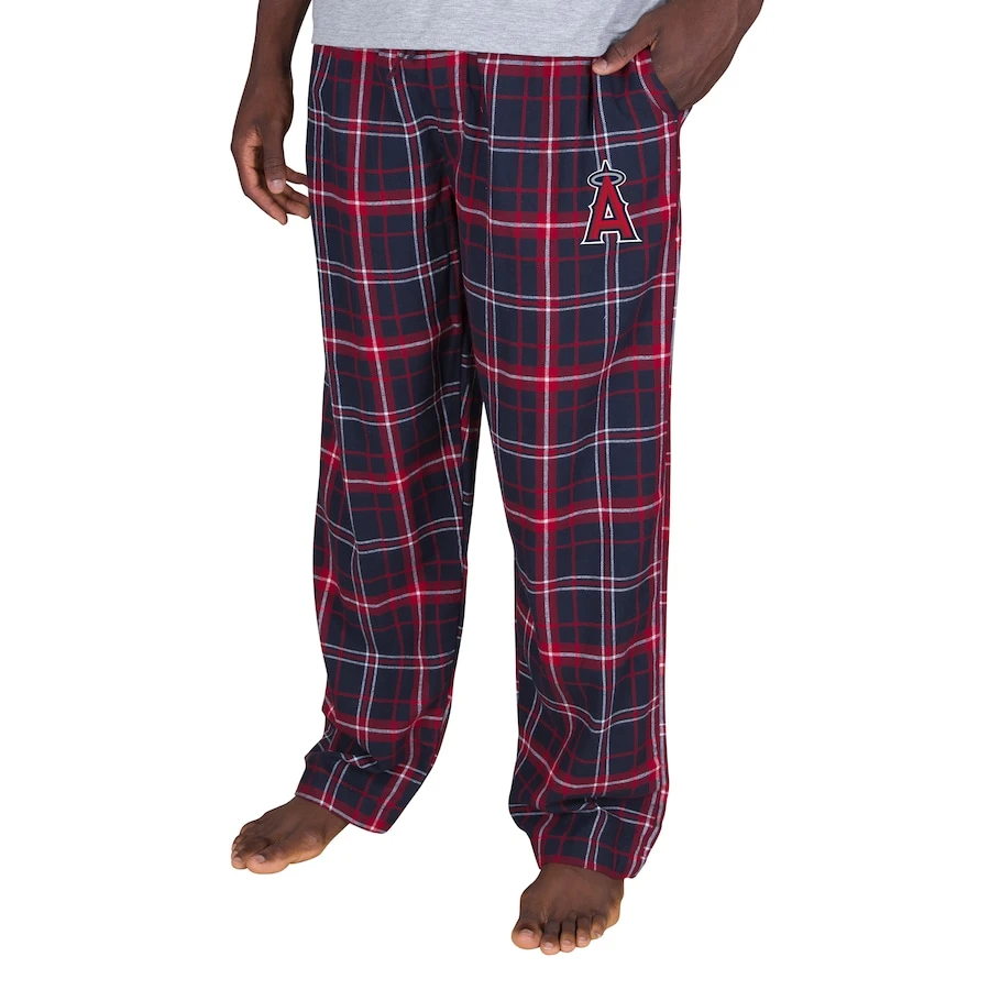 Men's Concepts Sport Navy Los Angeles Angels Ultimate Plaid Flannel Pajama Pants 3 Men's Concepts Sport Navy Los Angeles Angels Ultimate Plaid Flannel Pajama Pants