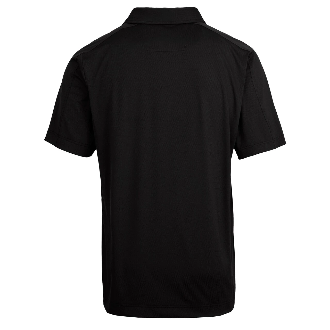 Men's Los Angeles Dodgers Cutter & Buck Black Prospect Textured Stretch Polo 5 Men's Los Angeles Dodgers Cutter & Buck Black Prospect Textured Stretch Polo - Image 3