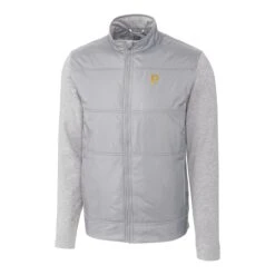 Men's Pittsburgh Pirates Cutter & Buck Gray Stealth Hybrid Quilted Full-Zip Windbreaker Jacket -Baseball Peripherals Store mens cutter and buck gray pittsburgh pirates stealth hybrid quilted full zip windbreaker jacket ss5 p 200085390pv 2u vmrsxpugtzk1xrlqcbzyv fmuxmtwld94tfs4vanqn