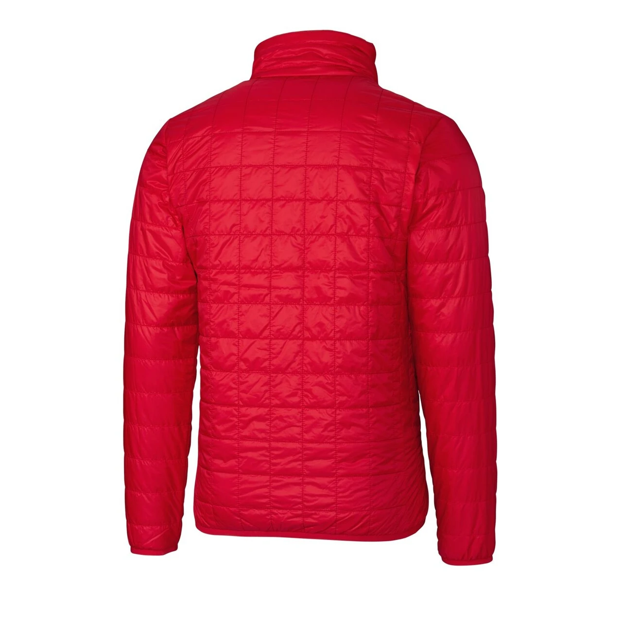 Men's Cincinnati Reds Cutter & Buck Red Rainier Eco Insulated Full-Zip Puffer Jacket 5 Men's Cincinnati Reds Cutter & Buck Red Rainier Eco Insulated Full-Zip Puffer Jacket - Image 3
