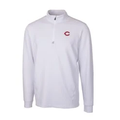 Men's Cincinnati Reds Cutter & Buck White Traverse Stretch Quarter-Zip Pullover Top -Baseball Peripherals Store mens cutter and buck white cincinnati reds traverse stretch quarter zip pullover top ss5 p 200085586pv 2u tqdt4jfphcnmuiegfpvev ix9ll84lwatstlmarweu