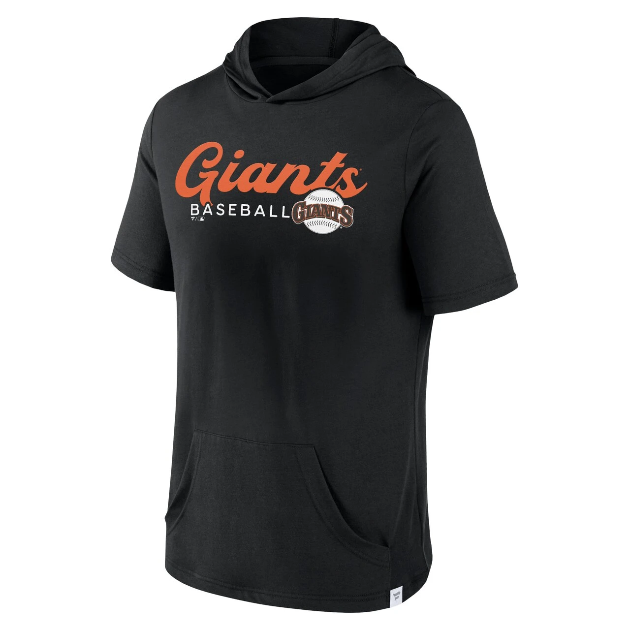 Men's San Francisco Giants Fanatics Branded Black Offensive Strategy Short Sleeve Pullover Hoodie 4 Men's San Francisco Giants Fanatics Branded Black Offensive Strategy Short Sleeve Pullover Hoodie - Image 2