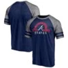 Men's Atlanta Braves Fanatics Branded Heather Navy Utility Two-Stripe Raglan Tri-Blend T-Shirt -Baseball Peripherals Store mens fanatics branded heather navy atlanta braves utility two stripe raglan tri blend t shirt pi5022000 altimages ff 5022508 51ba708f53531c9d63f1alt1 full