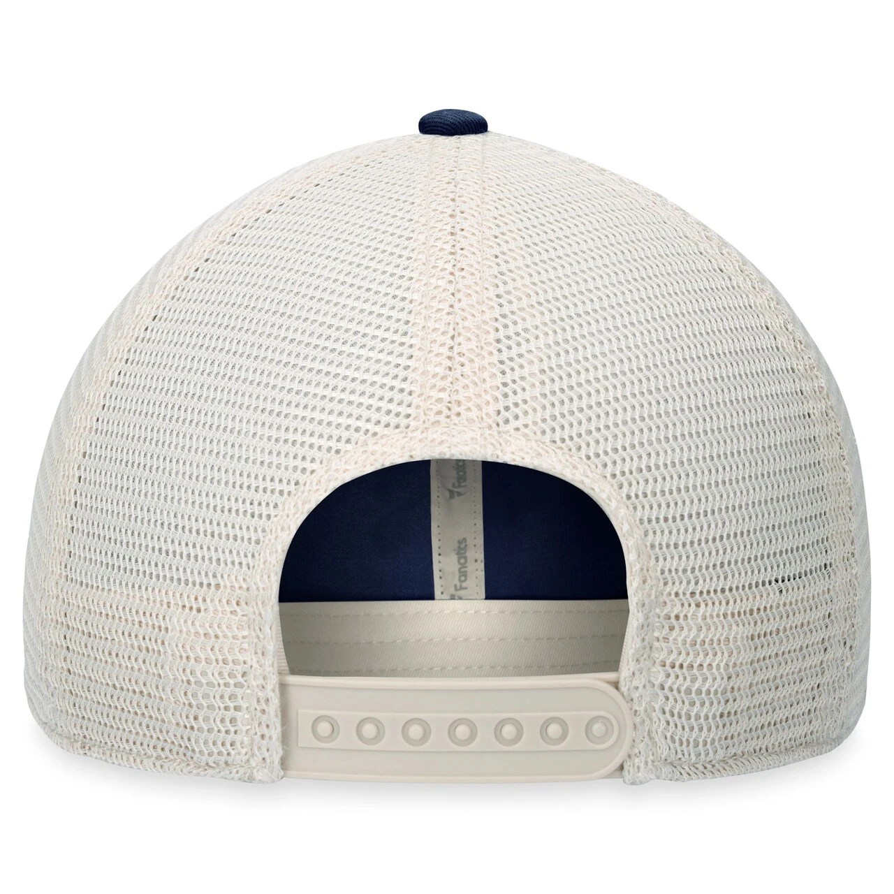 Men's San Diego Padres Fanatics Branded Navy Heritage Trucker Snapback Hat - Image 4