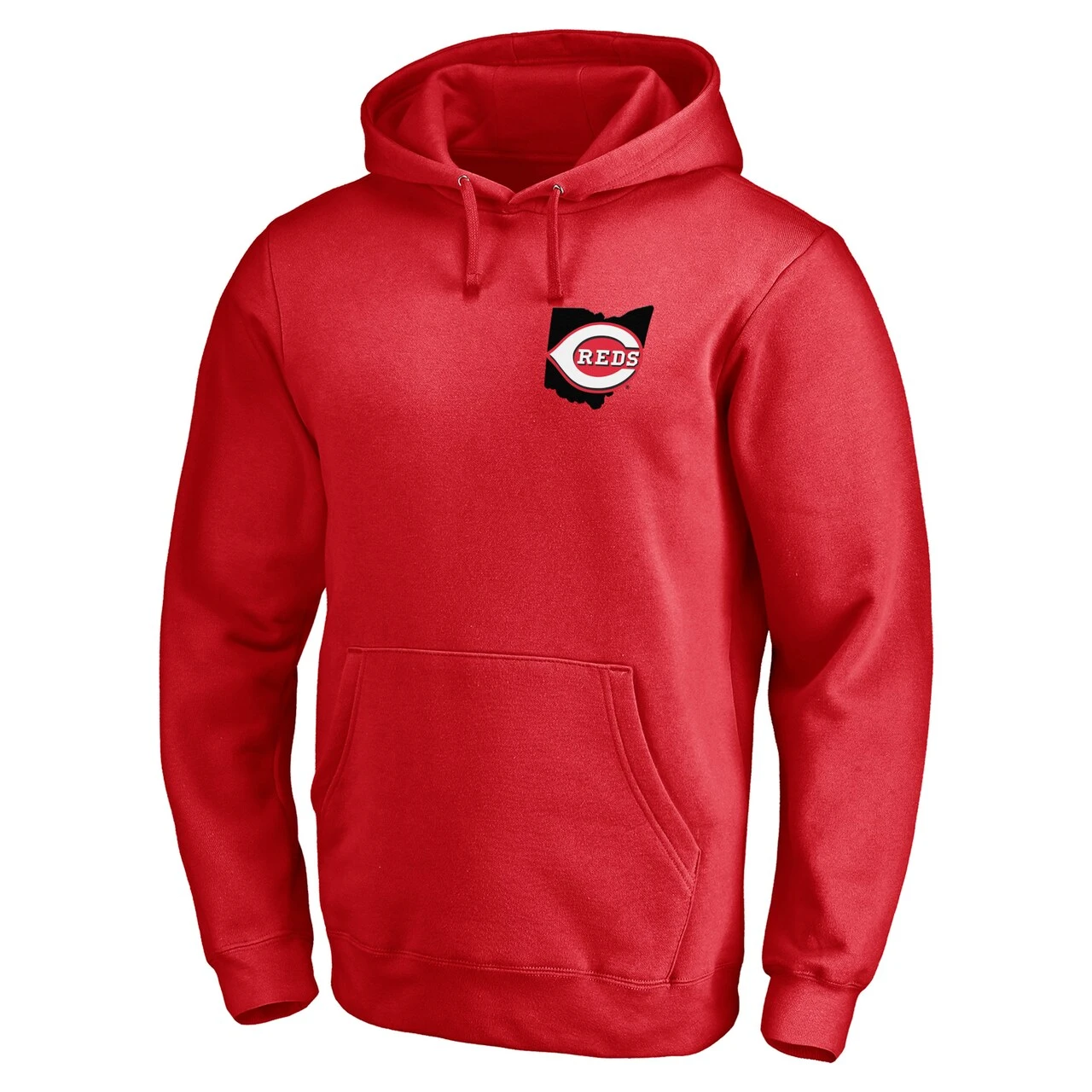 Men's Cincinnati Reds Fanatics Branded Red Hometown Collection Big Red Machine Fitted Pullover Hoodie 4 Men's Cincinnati Reds Fanatics Branded Red Hometown Collection Big Red Machine Fitted Pullover Hoodie - Image 2