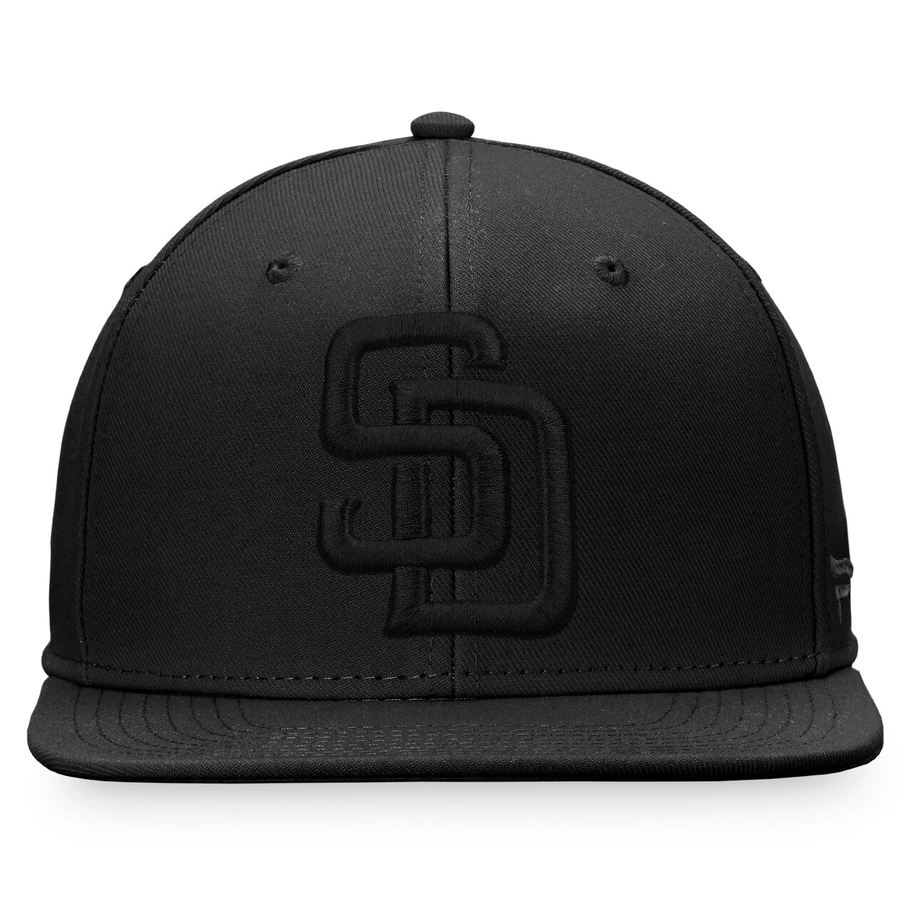 Men's San Diego Padres Fanatics Branded Black On Black Snapback Hat 4 Men's San Diego Padres Fanatics Branded Black On Black Snapback Hat - Image 2