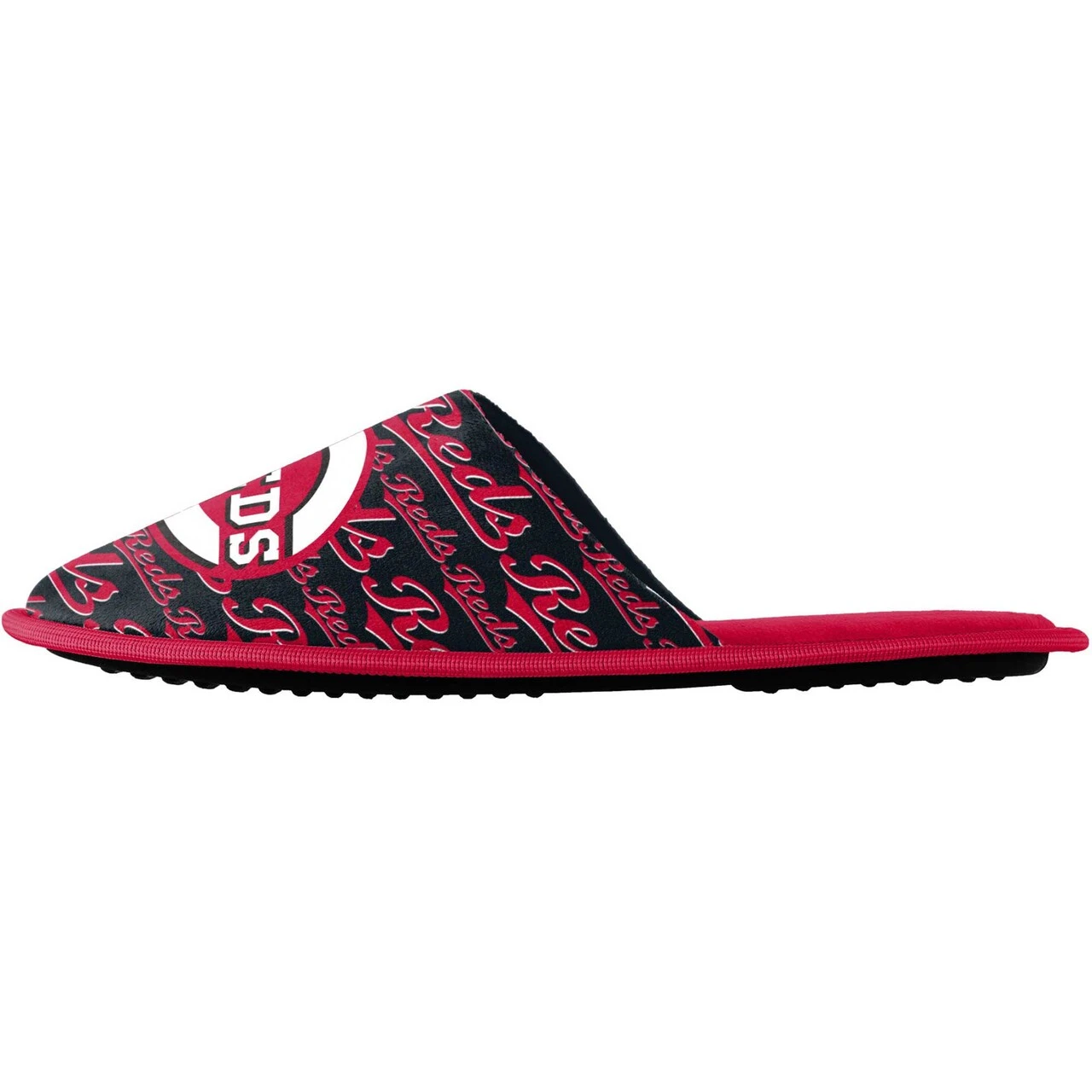 Men's Cincinnati Reds FOCO Scuff Logo Slide Slippers 4 Men's Cincinnati Reds FOCO Scuff Logo Slide Slippers - Image 2