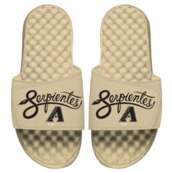 Men's Arizona Diamondbacks ISlide Sand 2021 City Connect Logo Slide Sandals