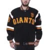 Men's San Francisco Giants JH Design Black Embroidered Logo Twill Full-Snap Jacket -Baseball Peripherals Store mens jh design black san francisco giants embroidered logo twill full snap jacket pi3510000 altimages ff 3510540 d6df3a268b7adb989b37alt1 full