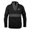 Men's Oakland Athletics Levelwear Black Ruckus Quarter-Zip Hoodie
