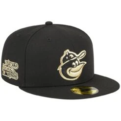 Men's Baltimore Orioles New Era Black 2023 59FIFTY Day Fitted Hat
